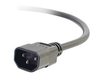 C2G - Strømkabel - IEC 60320 C14 til power IEC 60320 C13 - AC 250 V - 10 A - 1.8 m - svart 80703