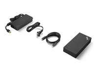 Lenovo - Dokkingstasjon - USB-C - HDMI, 2 x DP - 1GbE - 135 watt - CRU - Europa 40AY0135EU
