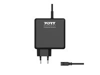 PORT Connect - Strømadapter - universal - AC 100-240 V - 90 watt - Europa 900007B-EU