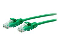 C2G 10ft (3m) Cat6a Snagless Unshielded (UTP) Slim Ethernet Network Patch Cable - Green - Koblingskabel - RJ-45 (hann) til RJ-45 (hann) - 3 m - 4.8 mm - UTP - CAT 6a - uten hindringer, formstøpt - grønn C2G30157