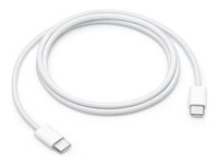 Apple - USB-kabel - 24 pin USB-C (hann) til 24 pin USB-C (hann) - USB 2.0 - 1 m - USB Power Delivery (60W) MW493ZM/A
