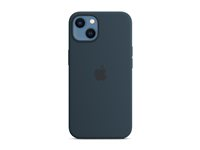 Apple - Baksidedeksel for mobiltelefon - MagSafe-samsvar - silikon - avgrunnsblå - for iPhone 13 MC2Y4ZM/A