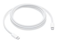 Apple - USB-kabel - 24 pin USB-C (hann) til 24 pin USB-C (hann) - USB 2.0 - 2 m - USB Power Delivery (240 W) MYQT3ZM/A