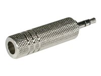 C2G - Audioadapter - mini-phone stereo 3.5 mm hann til stereojakk hunn 80462