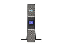 Eaton 9PX 1500VA 1350W 120V Online Double-Conversion UPS - 5-15P, 8x 5-15R Outlets, Cybersecure Network Card Option, Extended Run, 2U Rack/Tower Battery Backup - UPS (rackmonterbar/ekstern) - AC 100/110/120/125 V - 1350 watt - 1500 VA - RS-232, USB - utgangskontakter: 8 - 2U - svart, sølv - for P/N: 744-A3297, 9PXEBM48RT 9PX1500RT