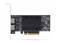 StarTech.com - Nettverksadapter - PCIe 3.0 x8 lav profil - Gigabit Ethernet / 10Gb Ethernet x 2 - svart - TAA-samsvar PR210B-NETWORK-CARD