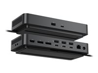 Dell Pro Thunderbolt 5 Smart Dock SD25TB5 - Dokkingstasjon - Thunderbolt 5 - HDMI, 2 x DP, 2 x Thunderbolt 5, USB-C - 1GbE, 2.5GbE - 330 watt - BTO - med 3 års Basic Hardware Service med Advanced Exchange etter fjerndiagnose DELL-SD25TB5