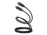 Hyper HyperDrive - Thunderbolt-kabel - 24 pin USB-C (hann) til 24 pin USB-C (hann) - USB4 / Thunderbolt 3 / Thunderbolt 4 - 2 m HDTB4AC2GL