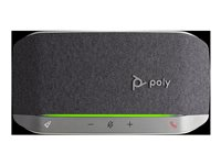 Poly Sync 20+ - Smart høyttalertelefon - Bluetooth - kablet, trådløs - USB-C - sølv, svart 772D1AA