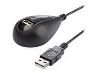 StarTech.com 5ft Desktop USB Extension Cable - A Male to A Female - 5 ft USB A to A Extension Cable - 5ft USB 2.0 Extension cord (USBEXTAA5DSK) - USB-forlengelseskabel - USB (hann) til USB (hunn) - 1.5 m - svart - for P/N: MSDREADU2OTG, USB56KEM3, USB56KEMH2, UUSBOTG USBEXTAA5DSK