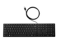HP Desktop 320K - Tastatur - USB - løsvekt (en pakke 12) - for HP 245 G9, 250 G9, 255 G9, Z1 G9; Elite 600 G9, 800 G9; Pro 260 G9, 400 G9; ProOne 440 G9 9SR37A6