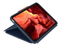 Logitech Rugged Combo 4 - Tastatur og folioveske - Apple Smart connector - QWERTY - Pan Nordic - klassisk blå - for Apple 10.9-inch iPad (10. generasjon) 920-011196