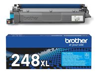 Brother TN248XLC - Høy ytelse - cyan - original - boks - tonerpatron - for Brother DCP-L3515, L3520, L3555, L3560, HL-L3220, L3240, MFC-L3740, L3760, L8340, L8390 TN248XLC