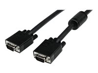 StarTech.com 2m Coax High Resolution Monitor VGA Video Cable HD15 M/M - VGA-kabel - HD-15 (VGA) (hann) til HD-15 (VGA) (hann) - 2 m - formstøpt - svart MXTMMHQ2M