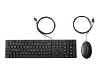 HP Desktop 320MK - Tastatur- og mussett - Pan Nordic - for HP 34; EliteBook 830 G6; Presence Small Space Solution with Zoom Rooms 9SR36AA#UUW