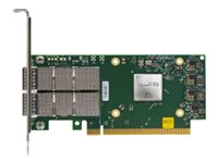 Mellanox MCX623106AS-CDAT - Nettverksadapter - PCIe 4.0 x16 - 100 Gigabit QSFP56 x 2 - for Edgeline e920; ProLiant DL325 Gen10, DL345 Gen10, DL360 Gen10, DL380 Gen10, XL220n Gen10 P25960-B21