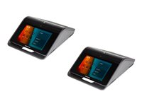 Crestron Flex UC-MX50-NC-T - For Medium Microsoft Teams Rooms - videokonferansesett (berøringsskjermkonsoll, mini-PC, HDMI til USB 3.0 omformer) - svart UC-MX50-NC-T