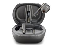Poly Voyager Free 60 - True wireless-hodetelefoner med mikrofon - i øret - Bluetooth - aktiv støydemping - karbon sort - Certified for Microsoft Teams 220757-02