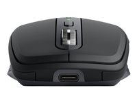 Logitech MX Anywhere 3S for Business - Mus - høyrehendt - optisk - 6 knapper - trådløs - Bluetooth - Logitech Logi Bolt USB-mottaker - grafitt 910-006958