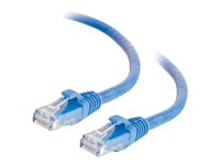 C2G - Koblingskabel - RJ-45 (hann) til RJ-45 (hann) - 5 m - UTP - CAT 6a - med støvel, uten hindringer - blå 82506